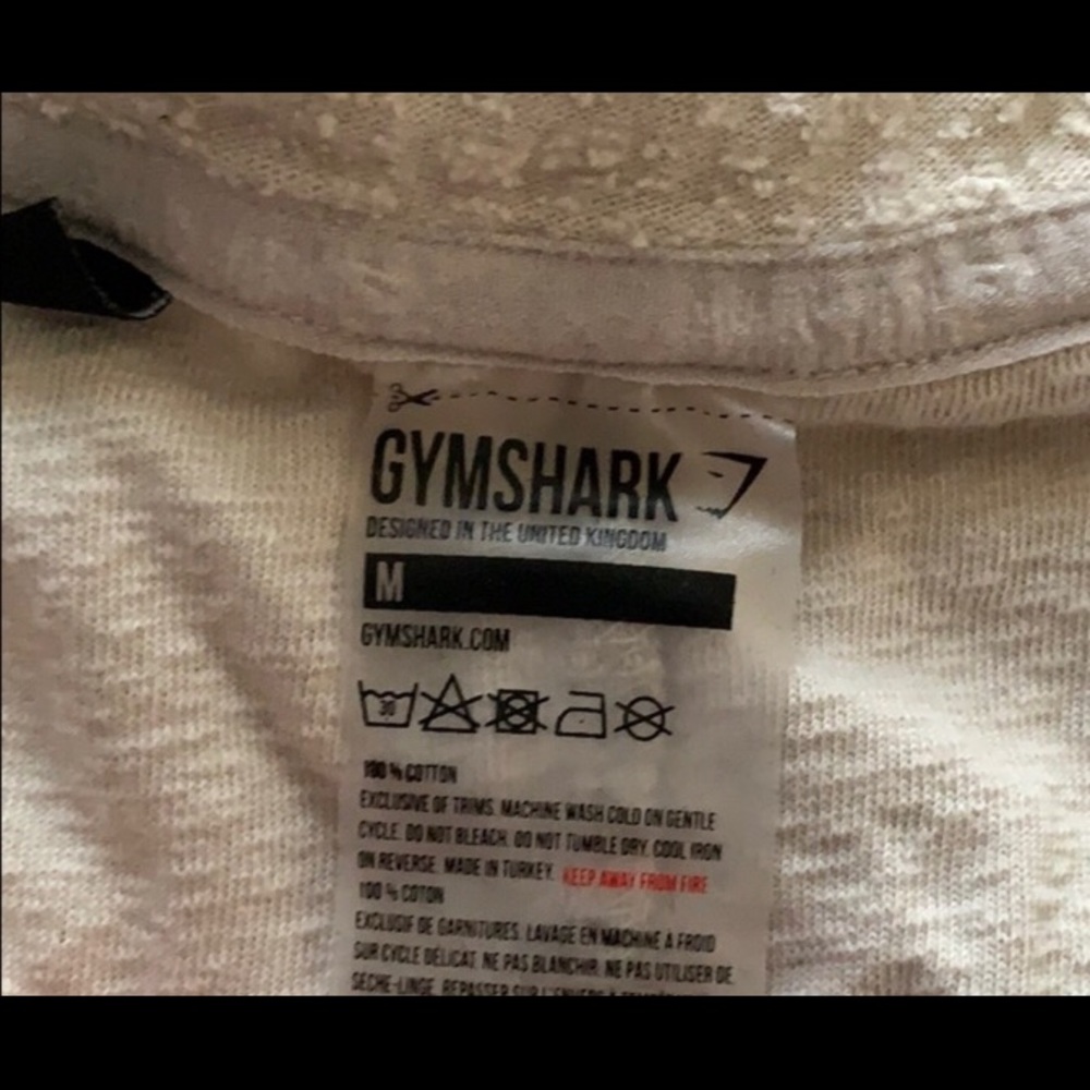 Neutral Gymshark Crop - Picture 2 of 3
